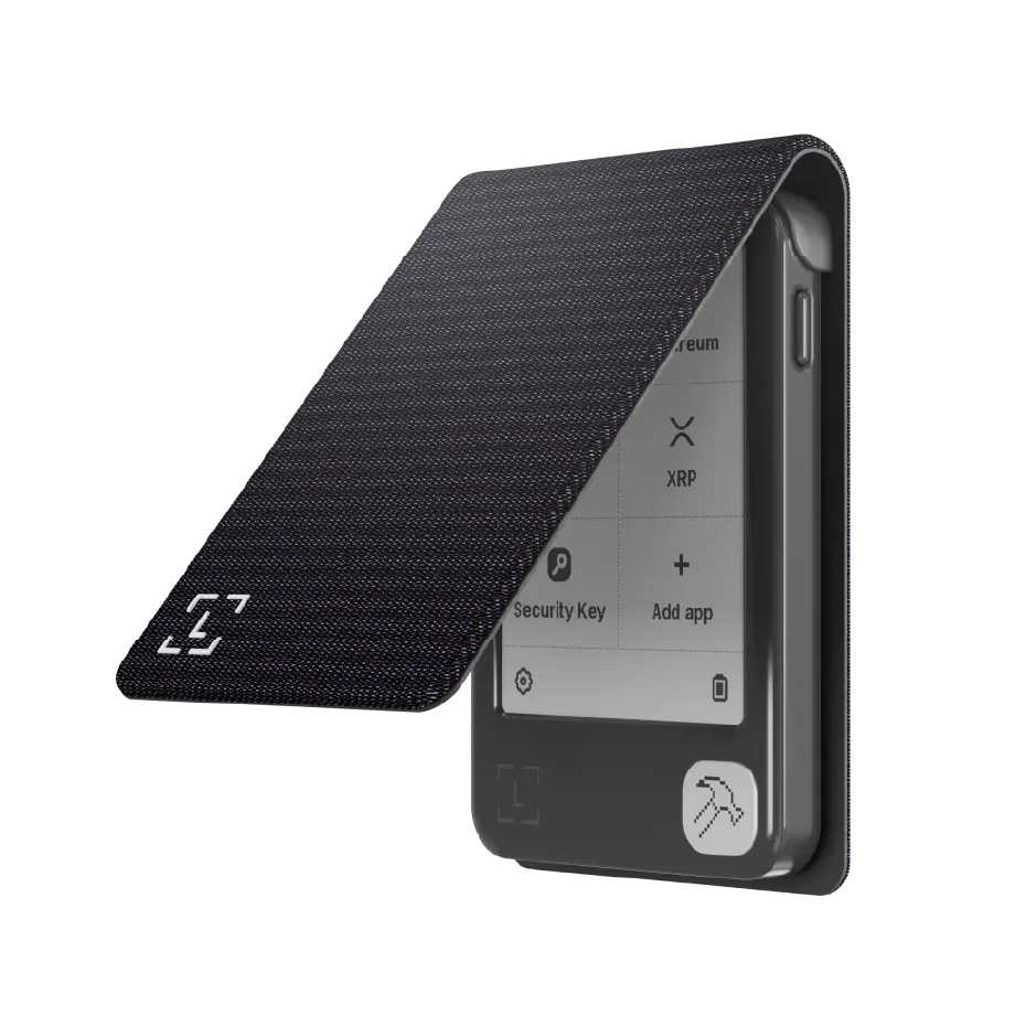 Ledger Nano Gen5 Magnetic Shell Folio (Business Charcoal) - digiwallets