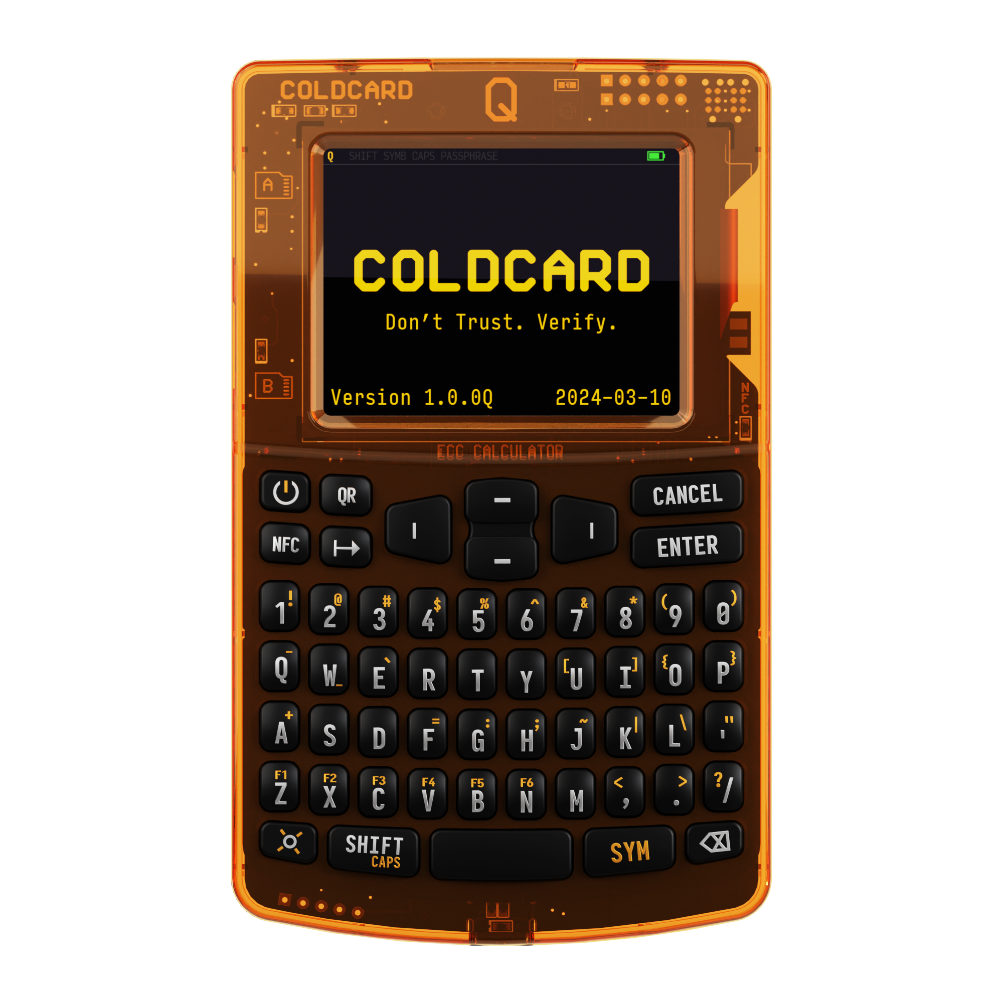 Coldcard Q_Orange - digiwallets